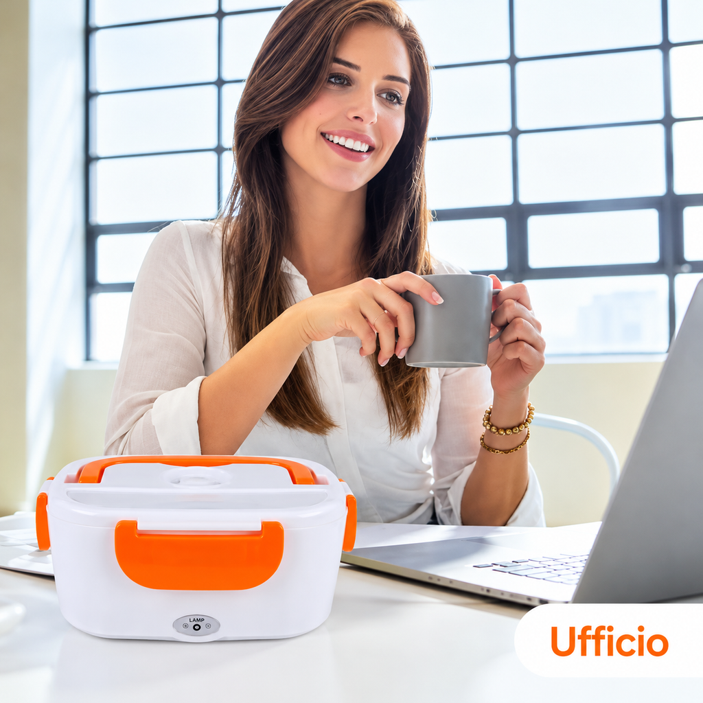 Heatbox® Il tuo pranzo caldo. Anche quando non hai un microonde.